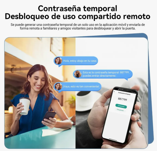 Cerradura Inteligente con Contraseña Temporal