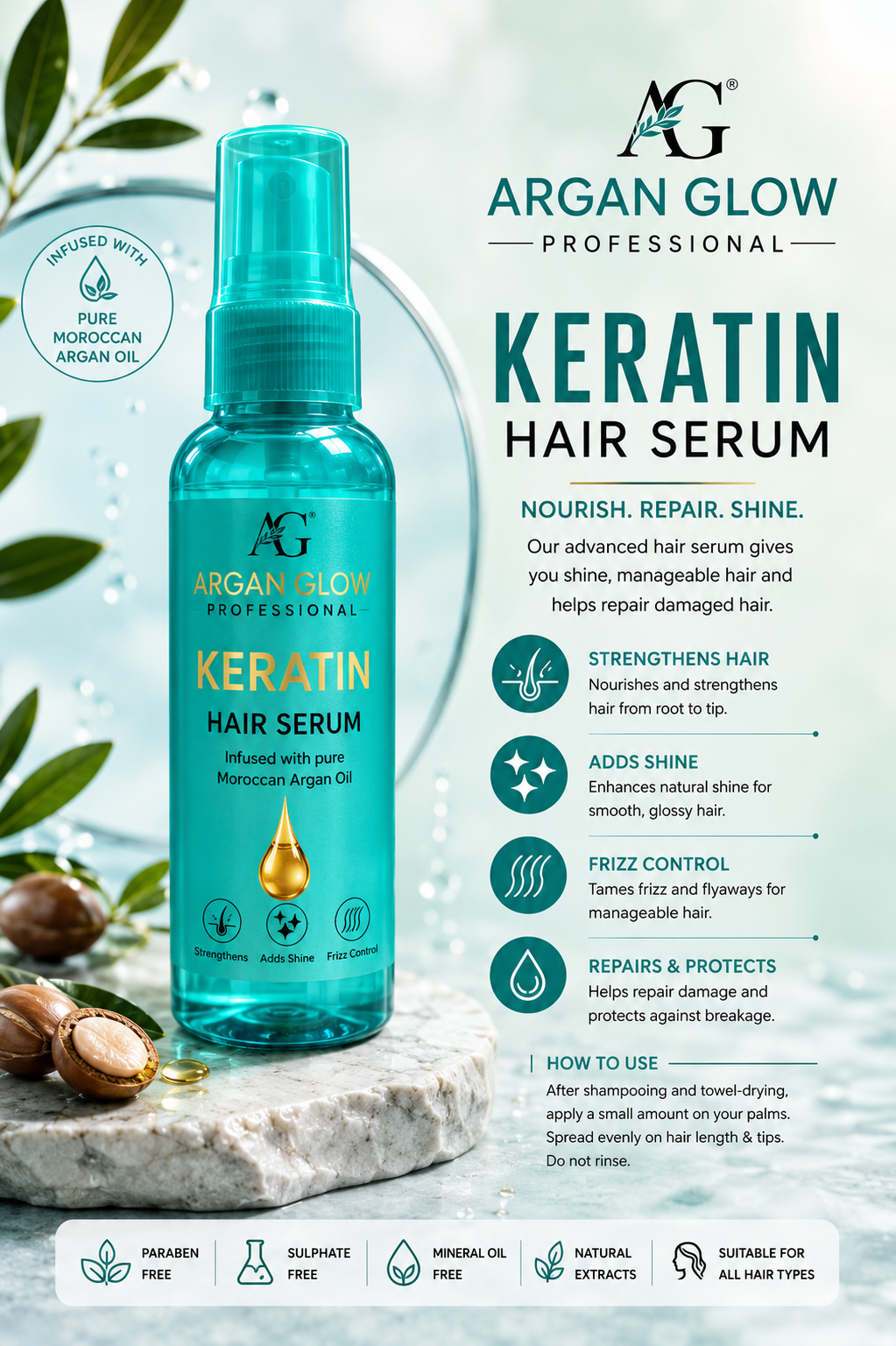 Keratin Hair Serum