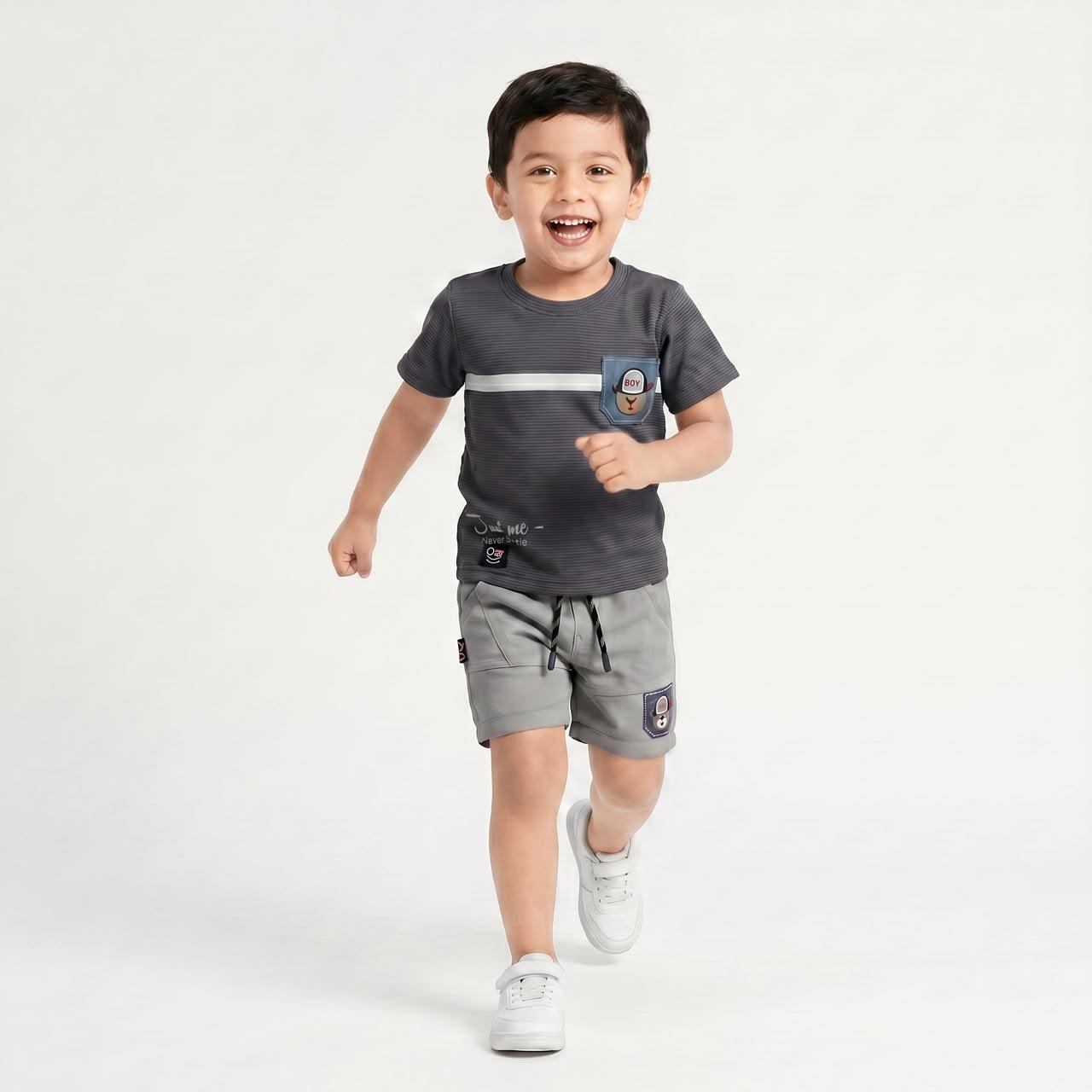 Boys' Casual Shorts & T-Shirt Set