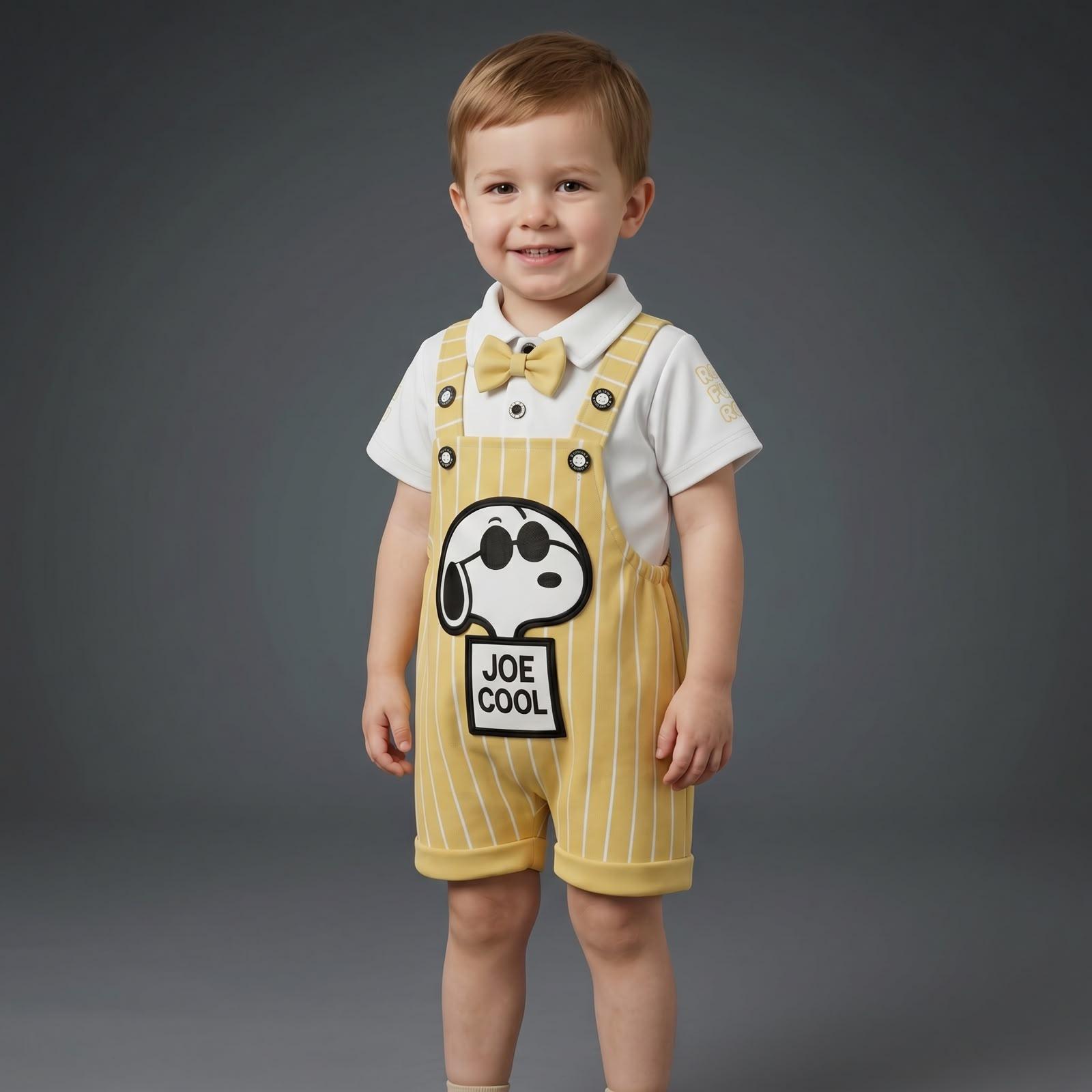 Joe Cool Kids Dungaree Set