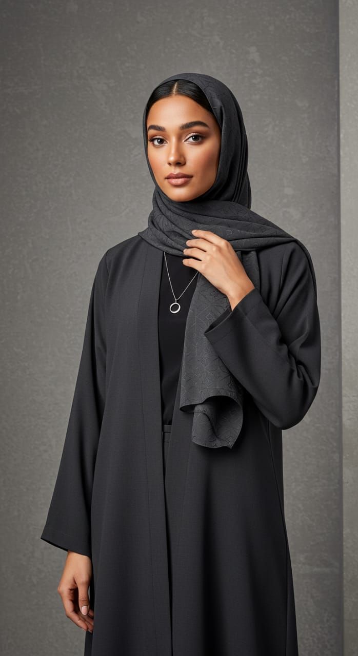 Classic Black Abaya