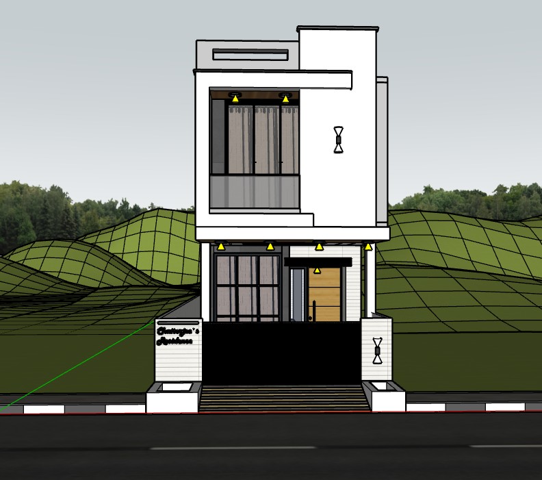 Modern Villa 05 (15x79ft) - Premium Architecutral Pack