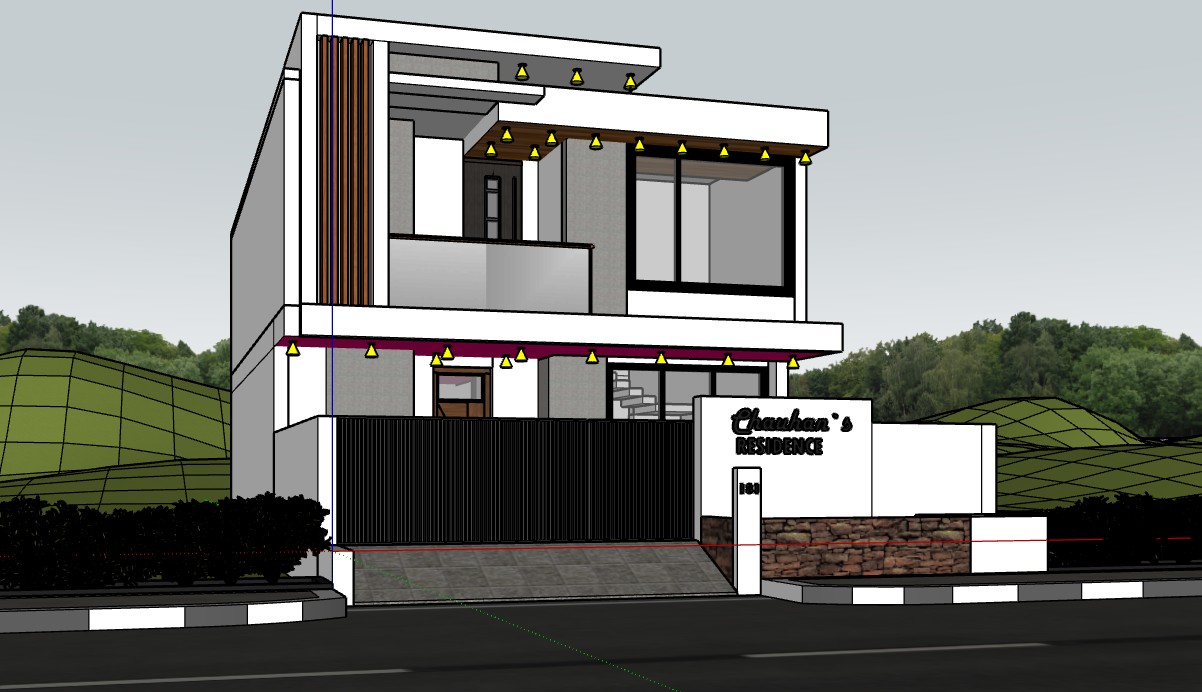 Modern Villa 01 (30X62ft)— Premium Architectural Bundle