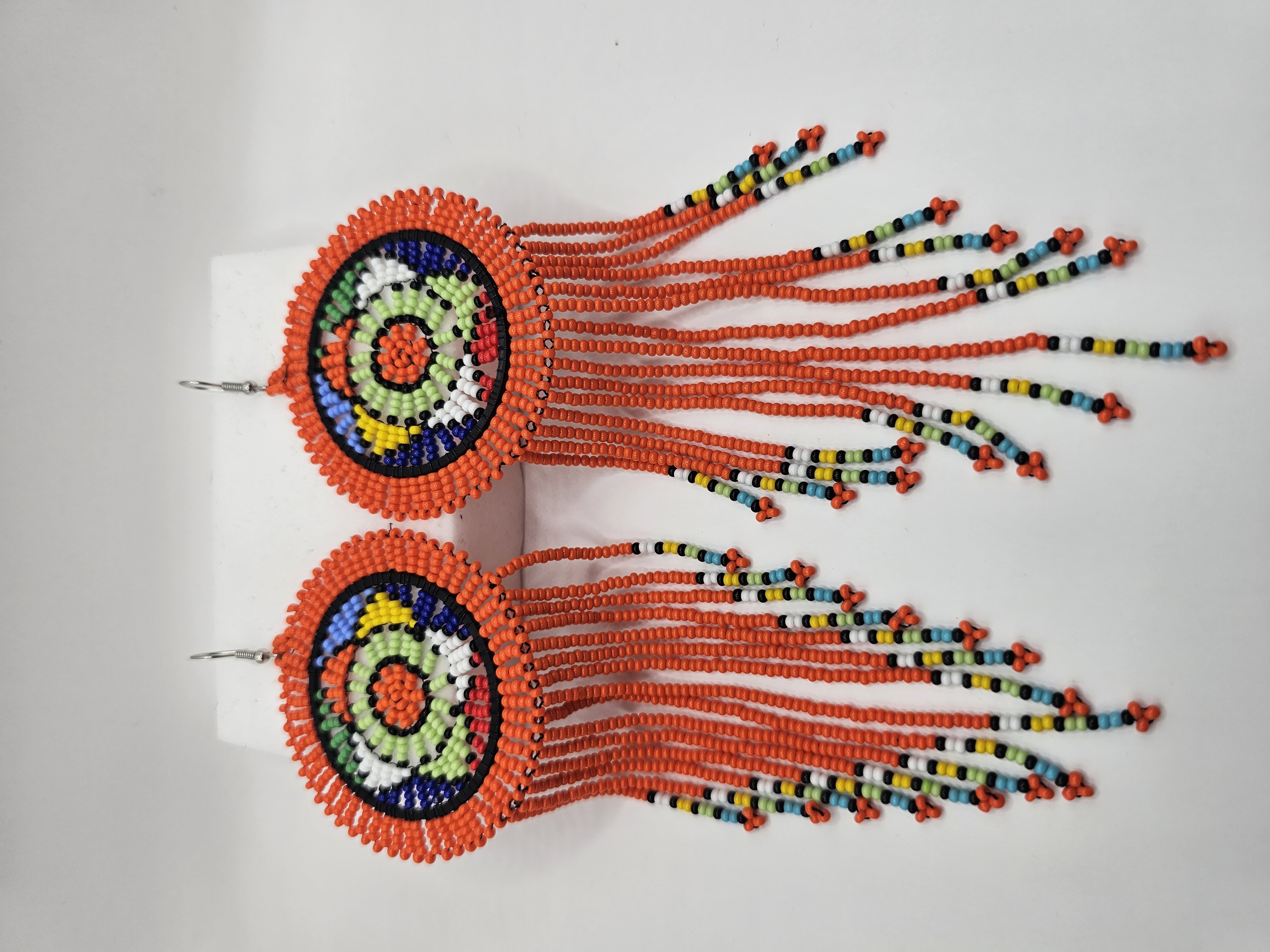 Beaded Fringe Earrings