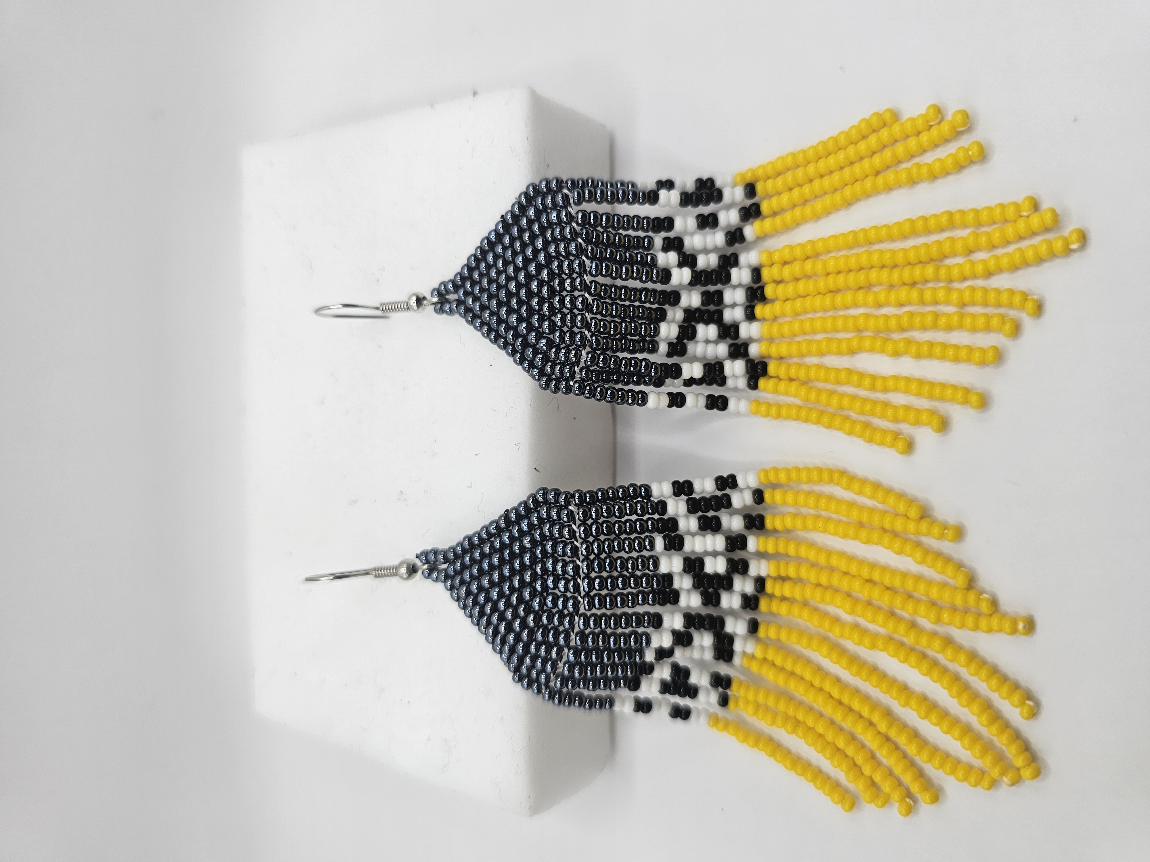 Beaded Fringe Earrings