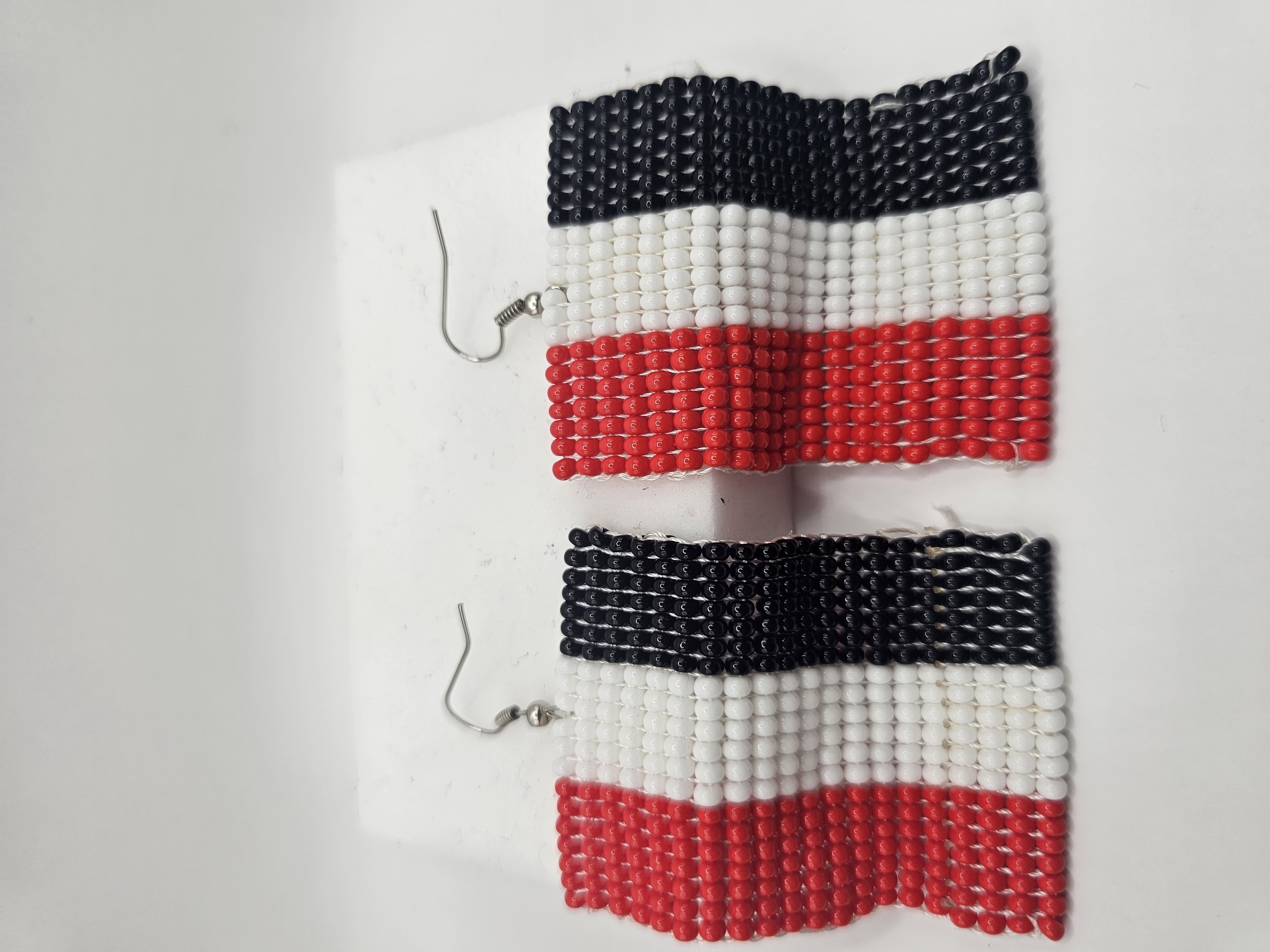 Egypt Beaded Flag Earrings