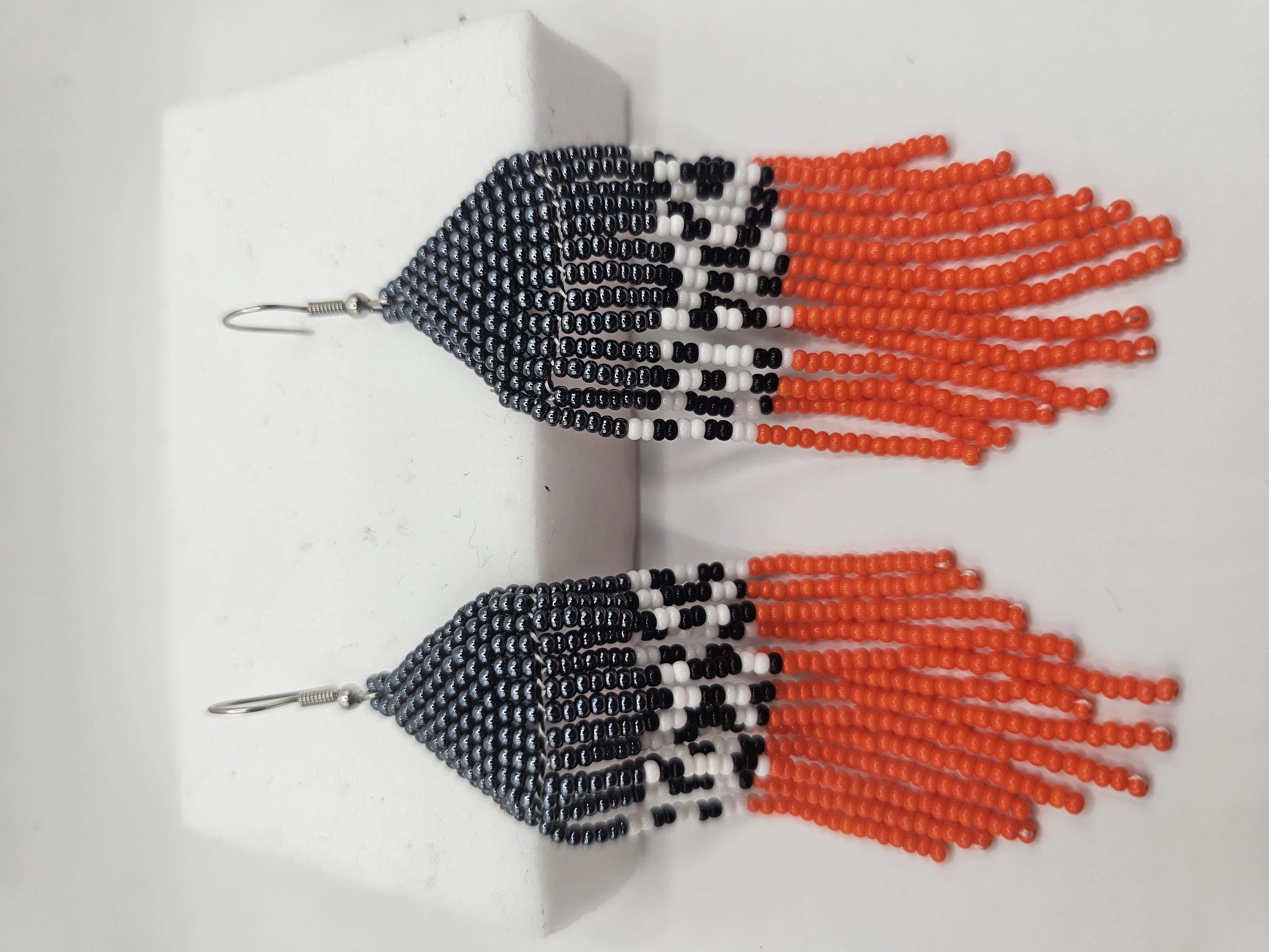 Beaded Fringe Earrings