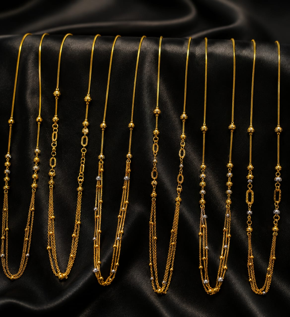 Elegant Gold-Plated Chains