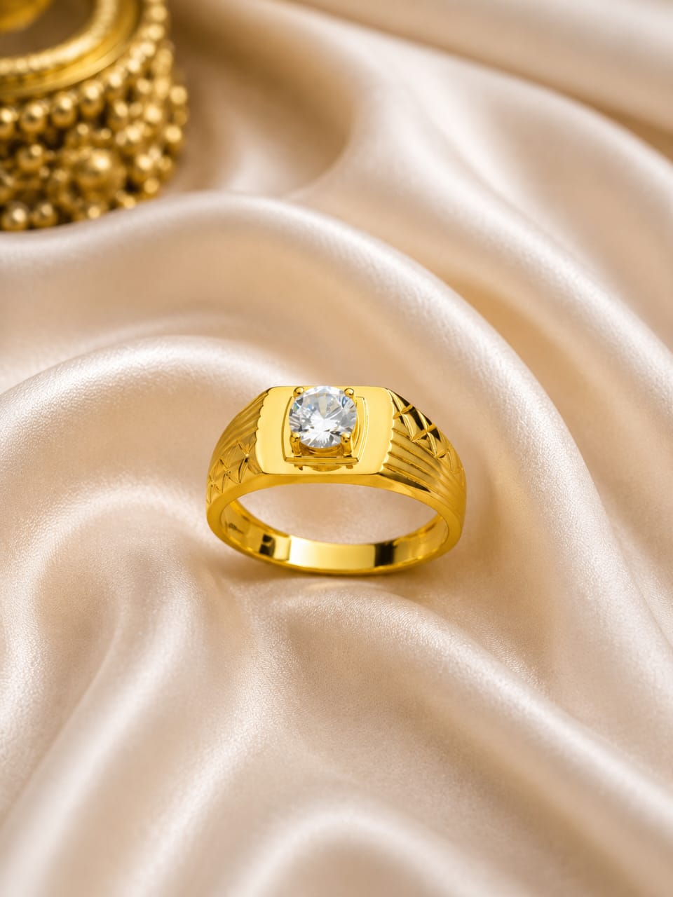 Classic Gold Solitaire Ring
