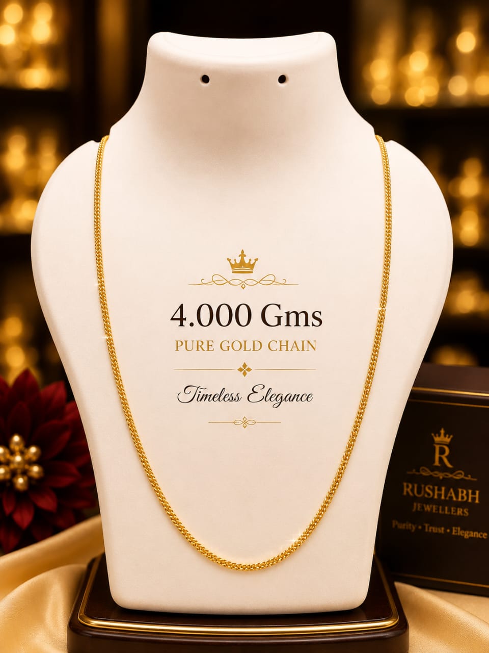 4 Gram Pure Gold Chain