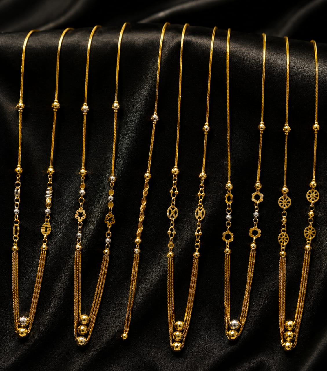 Elegant Gold-Plated Mangalsutra Set