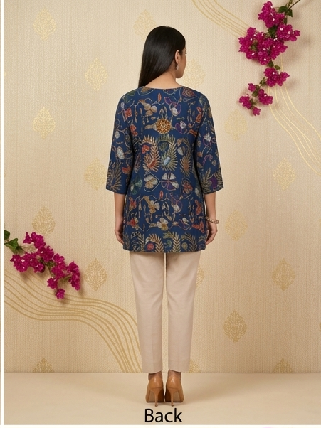 Floral Printed Kurti Set