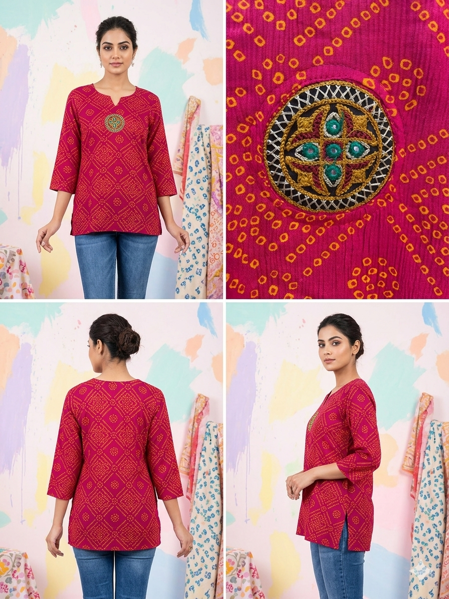 Geometric Printed Kurti
