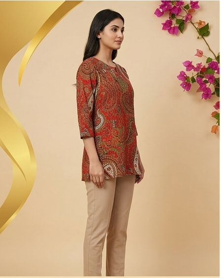 Paisley Print Tunic