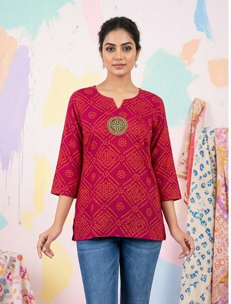Geometric Printed Kurti