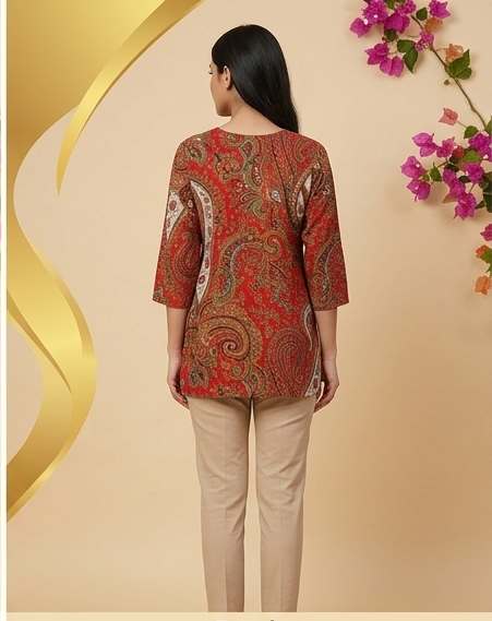 Paisley Print Tunic