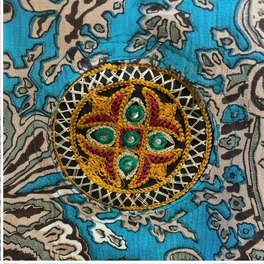 Blue Paisley Print Tunic