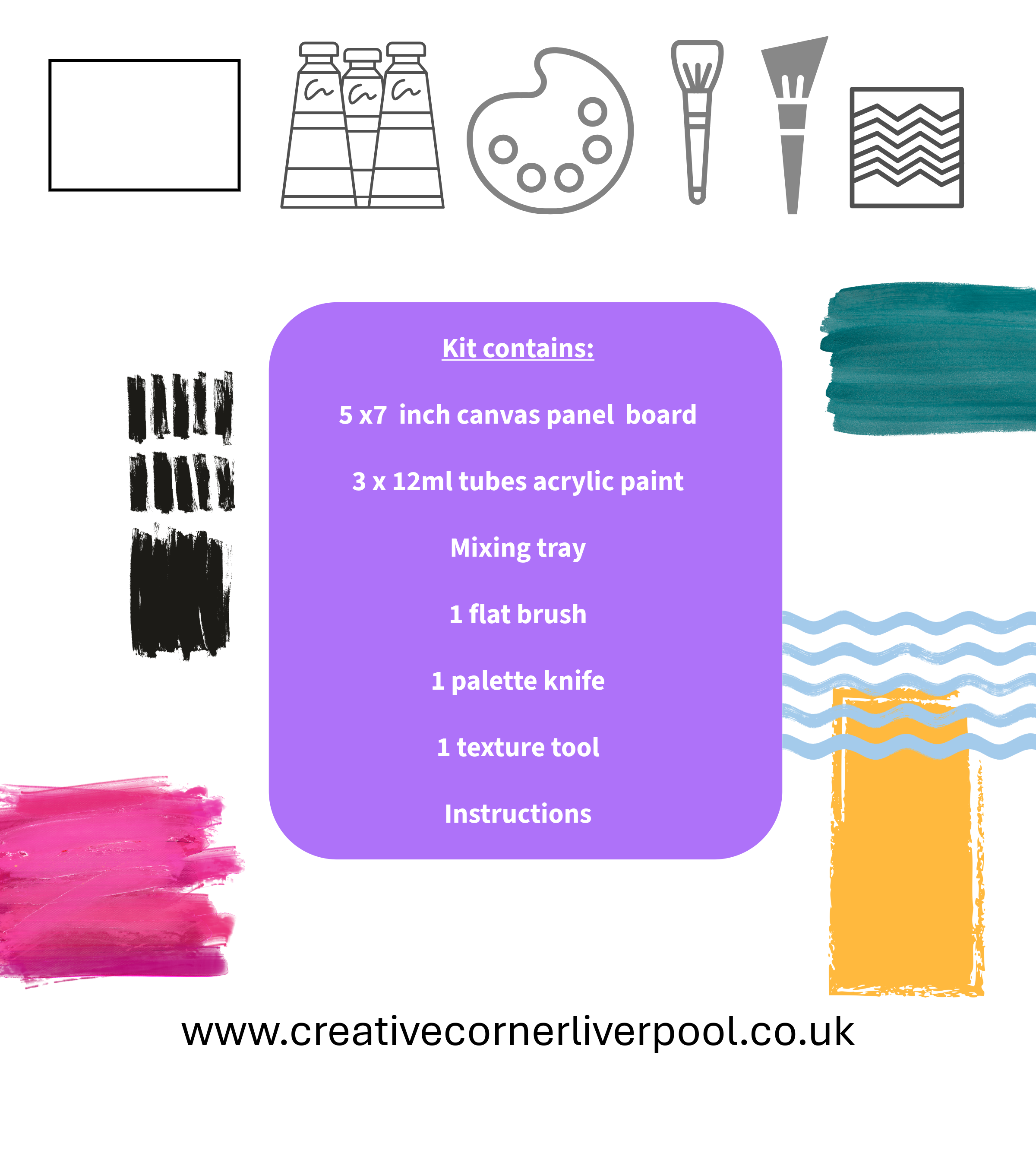 Abstract Acrylic Painting Kit