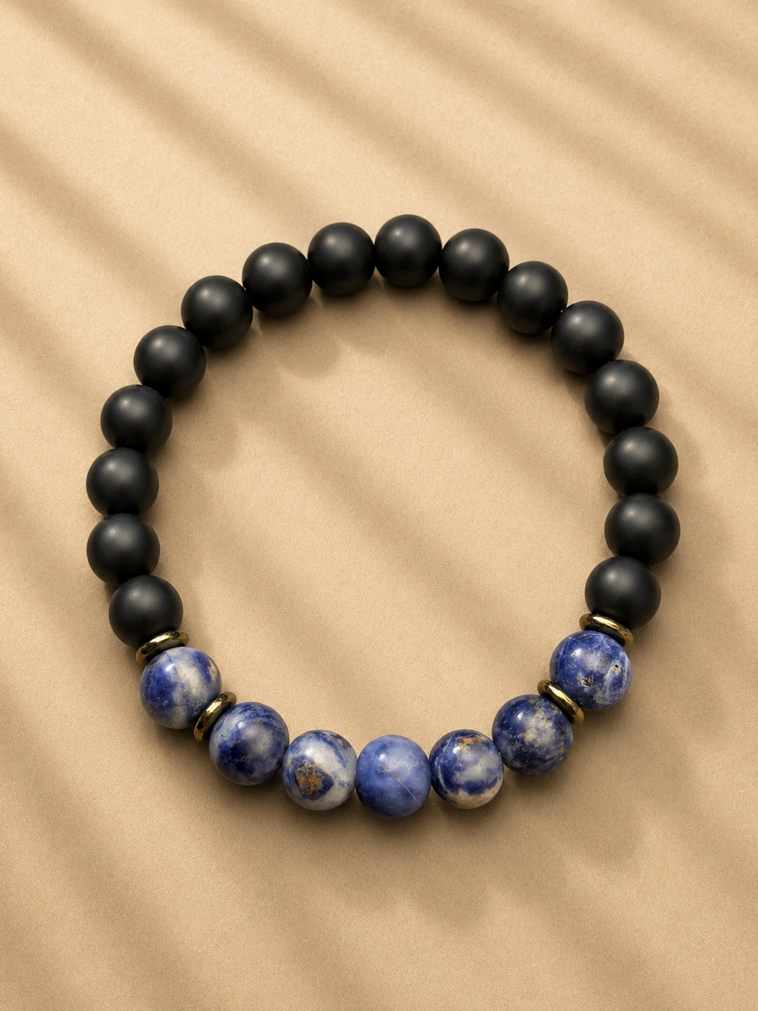 Bransoletka ONYX z sodalitem