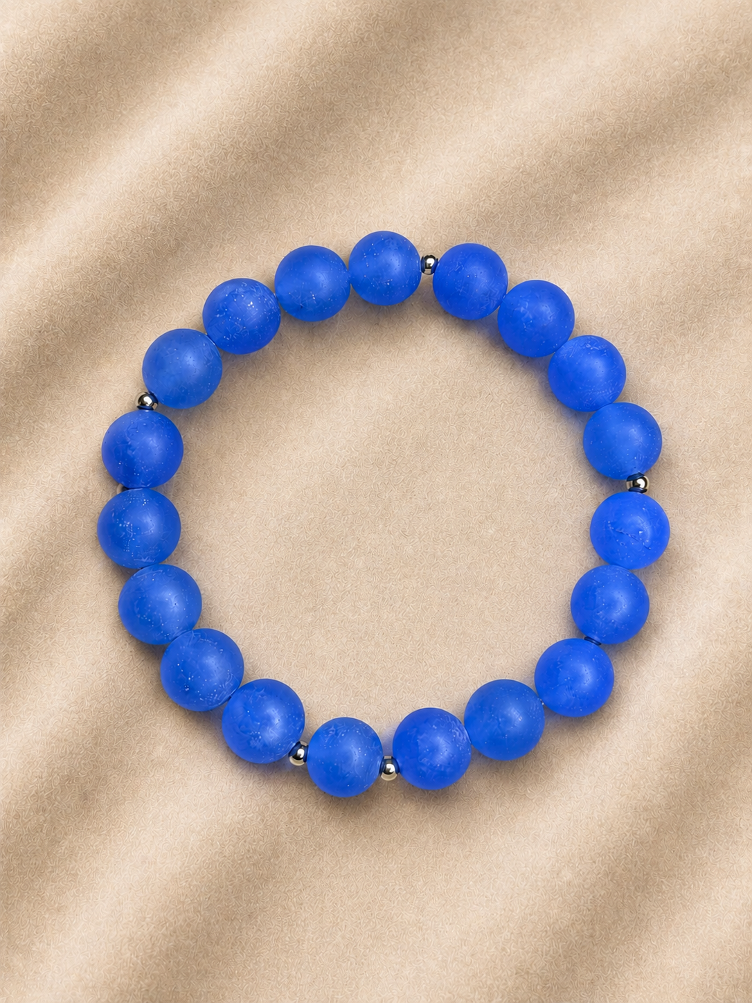 Bransoletka Azzure Collection- kobaltowy jadeit
