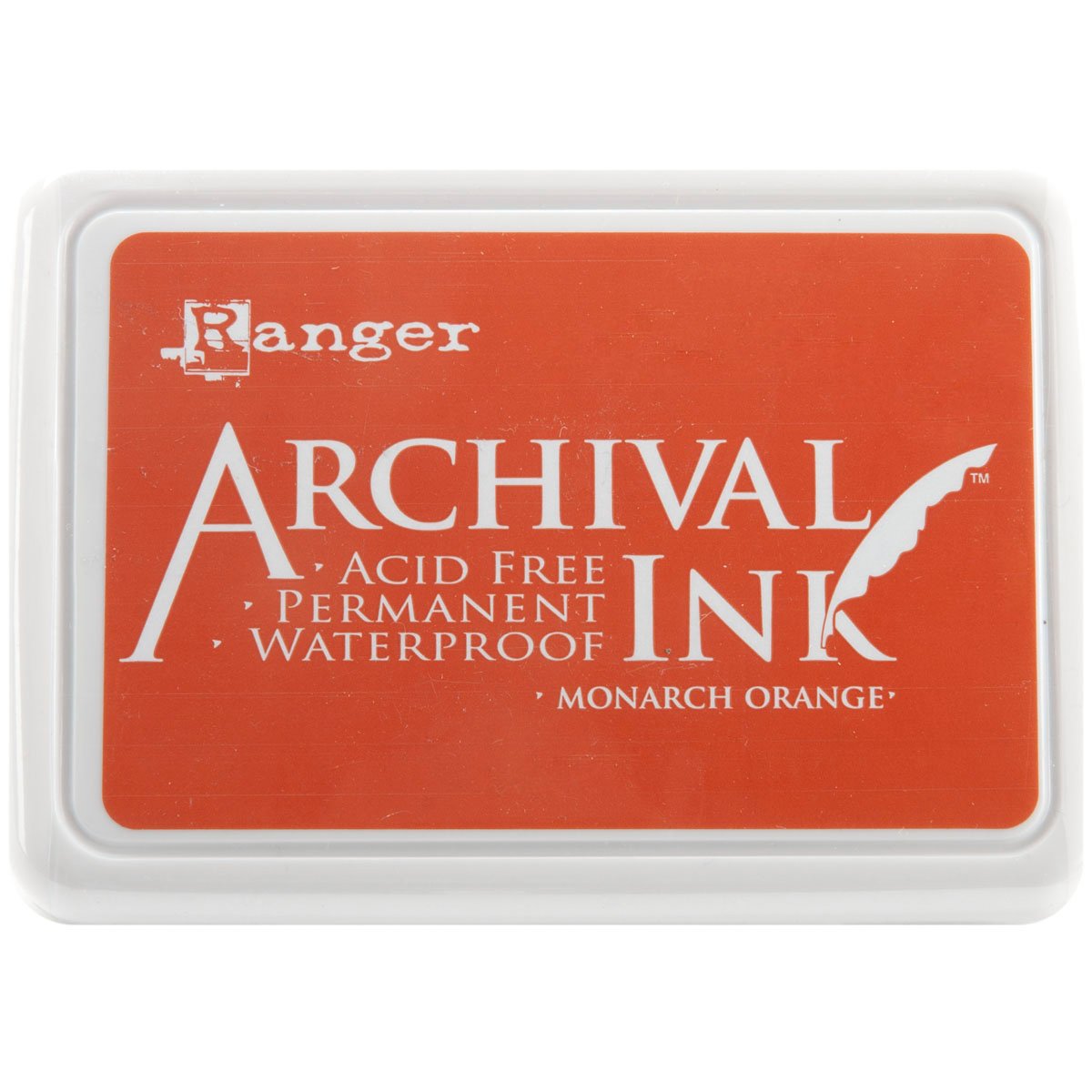 Ranger Ink Archival Dye Ink Standard #0 Pad: Monarch Orange
