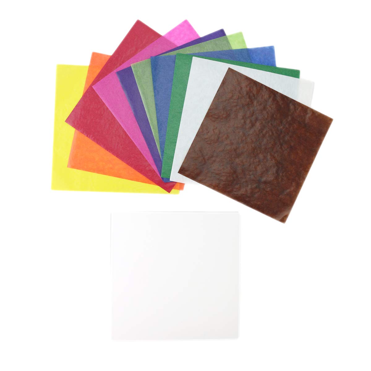 Kite Paper, Assorted Colors, 100 Sheets, 6.25" Square by Mercurius