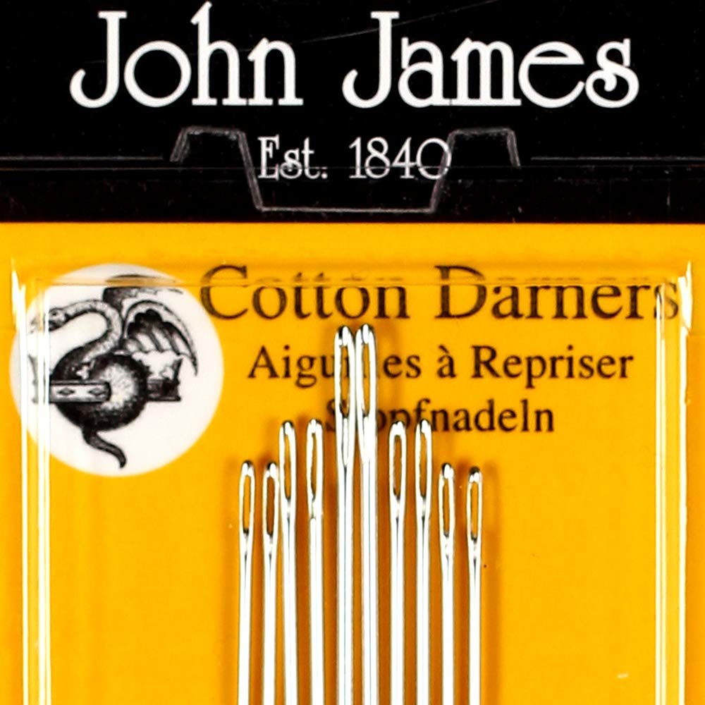 Colonial Needle 10 Count John James Cotton Darners Assorted Needles, Size 1/5