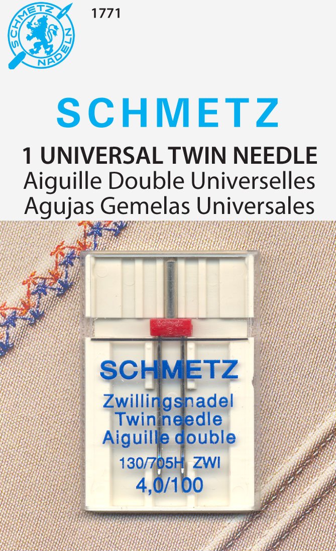 Schmetz Twin Machine Needle Size 4.0mm/100 1ct