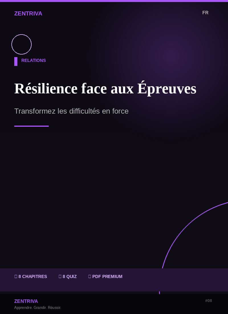 Résilience face aux Épreuves