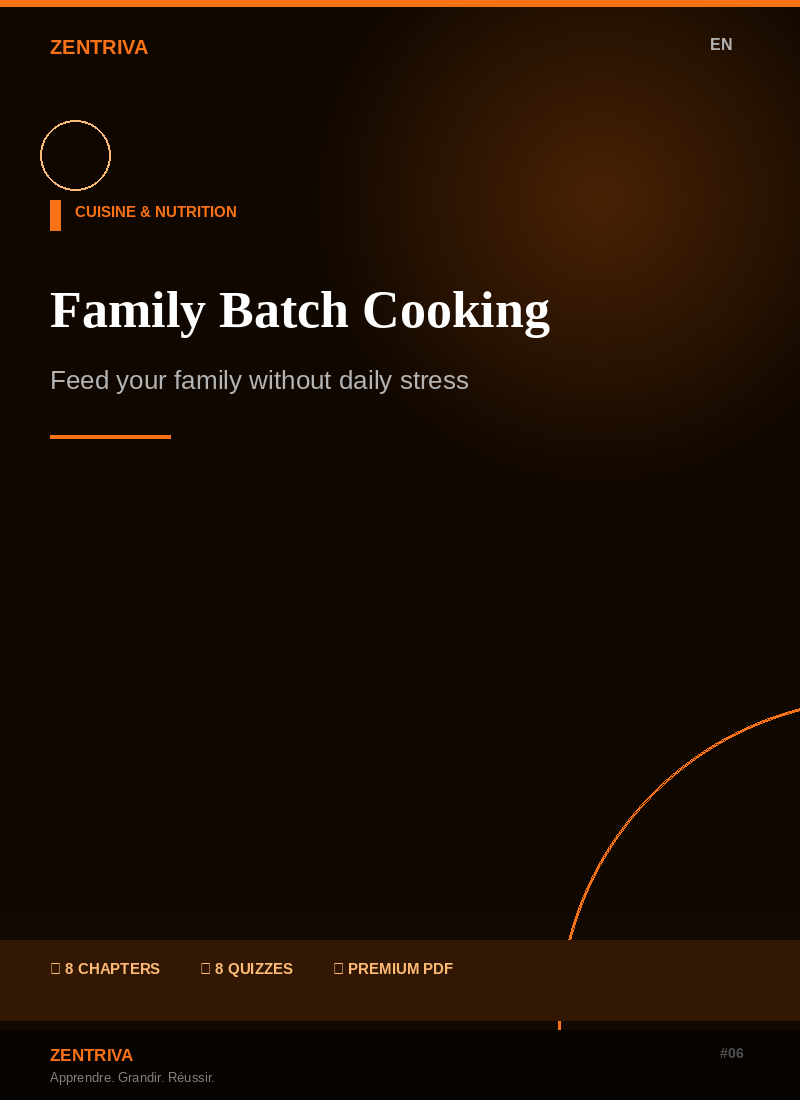 Batch Cooking Famille