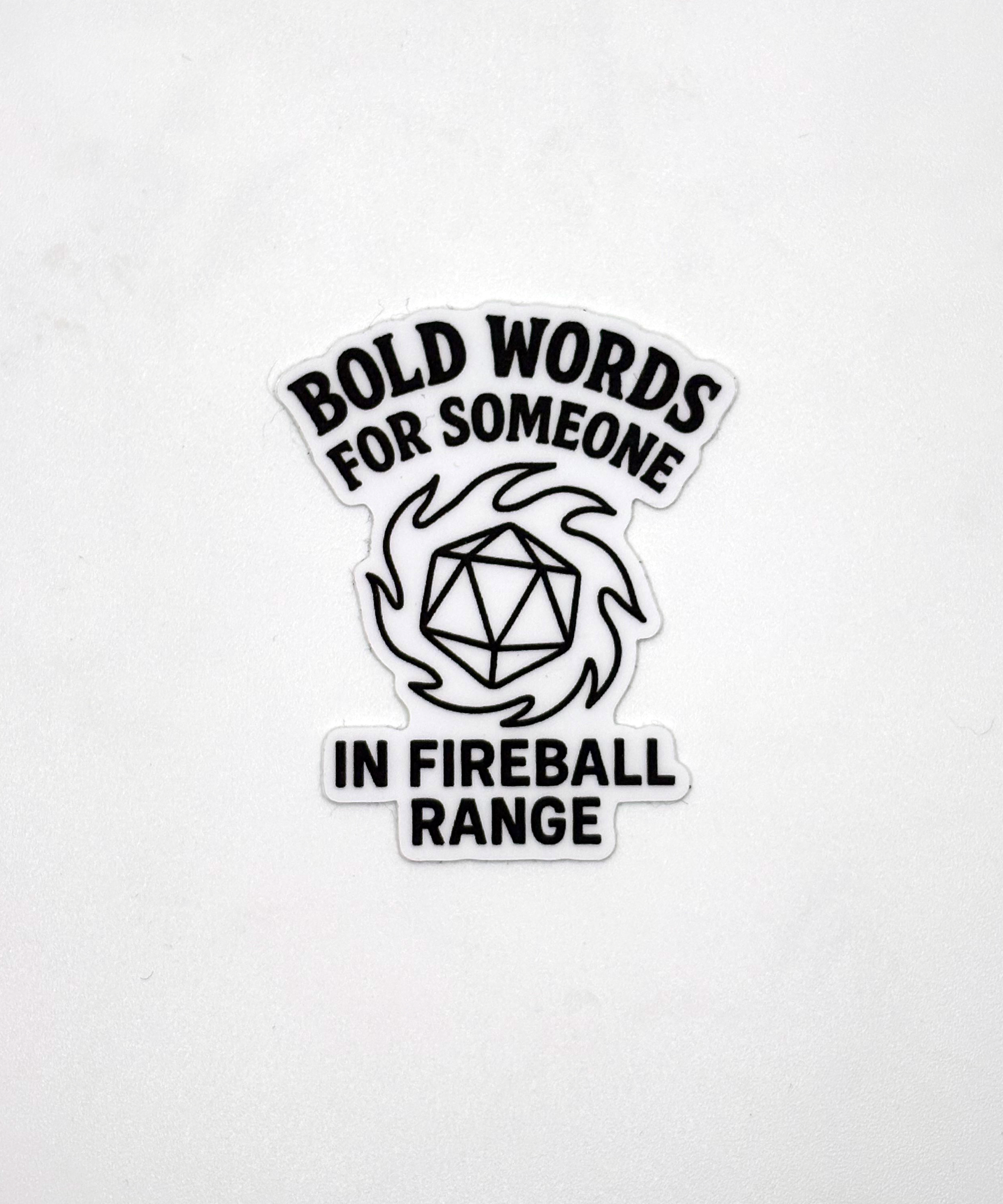 Fireball Range Sticker