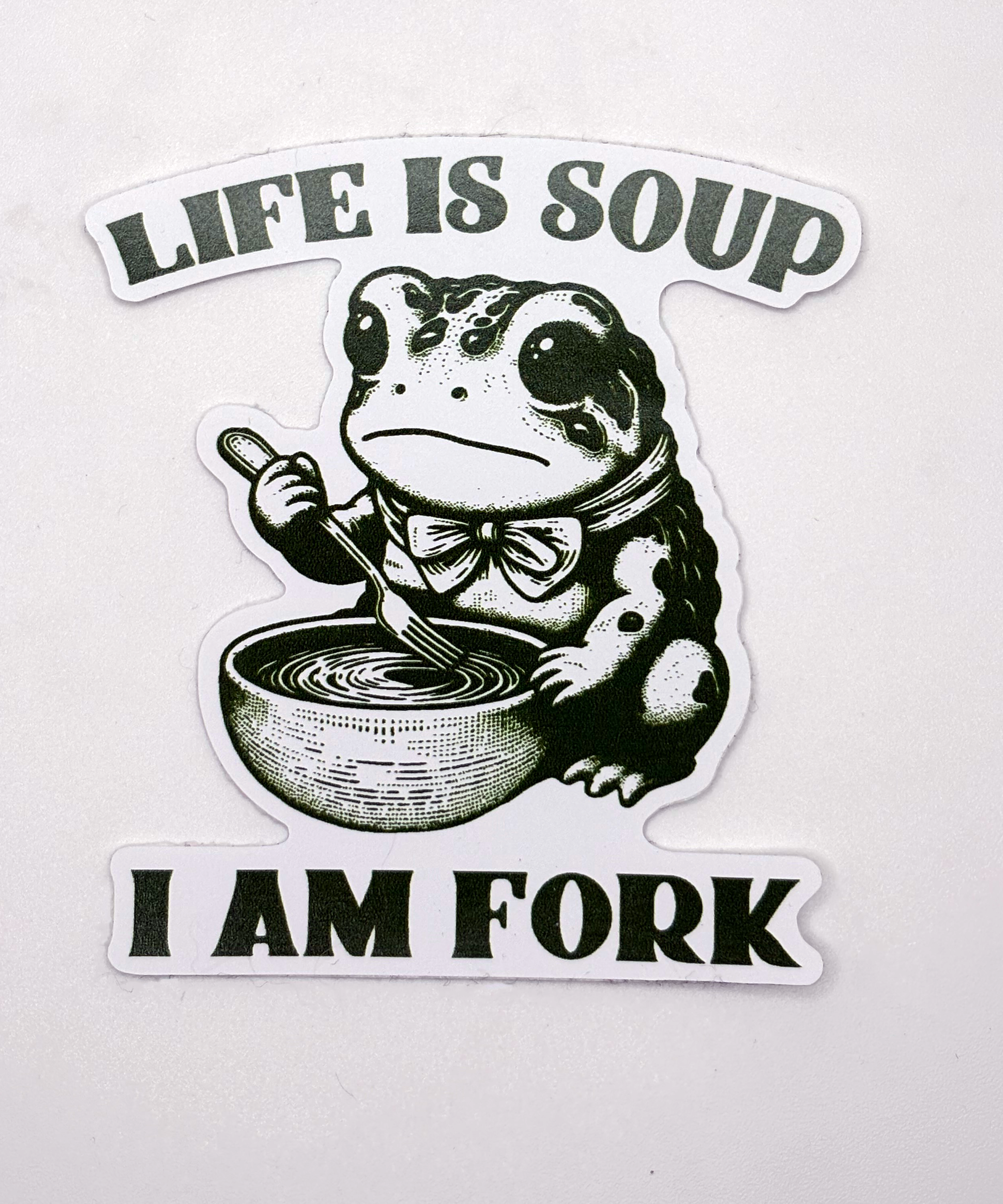 Soup Fork Sticker
