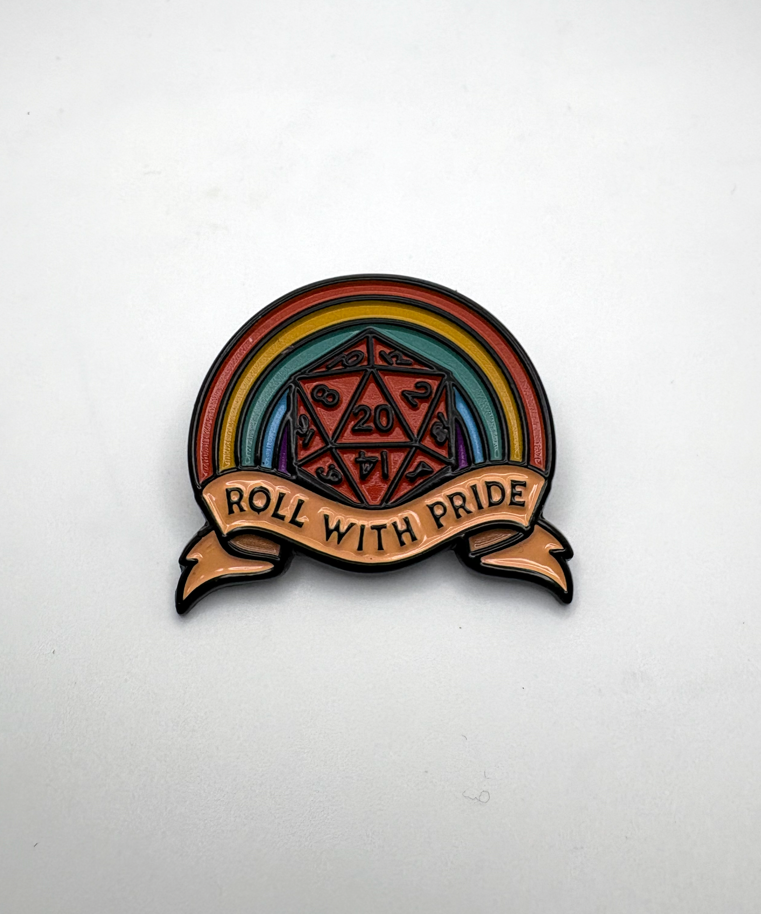 Roll With Pride Enamel Pin