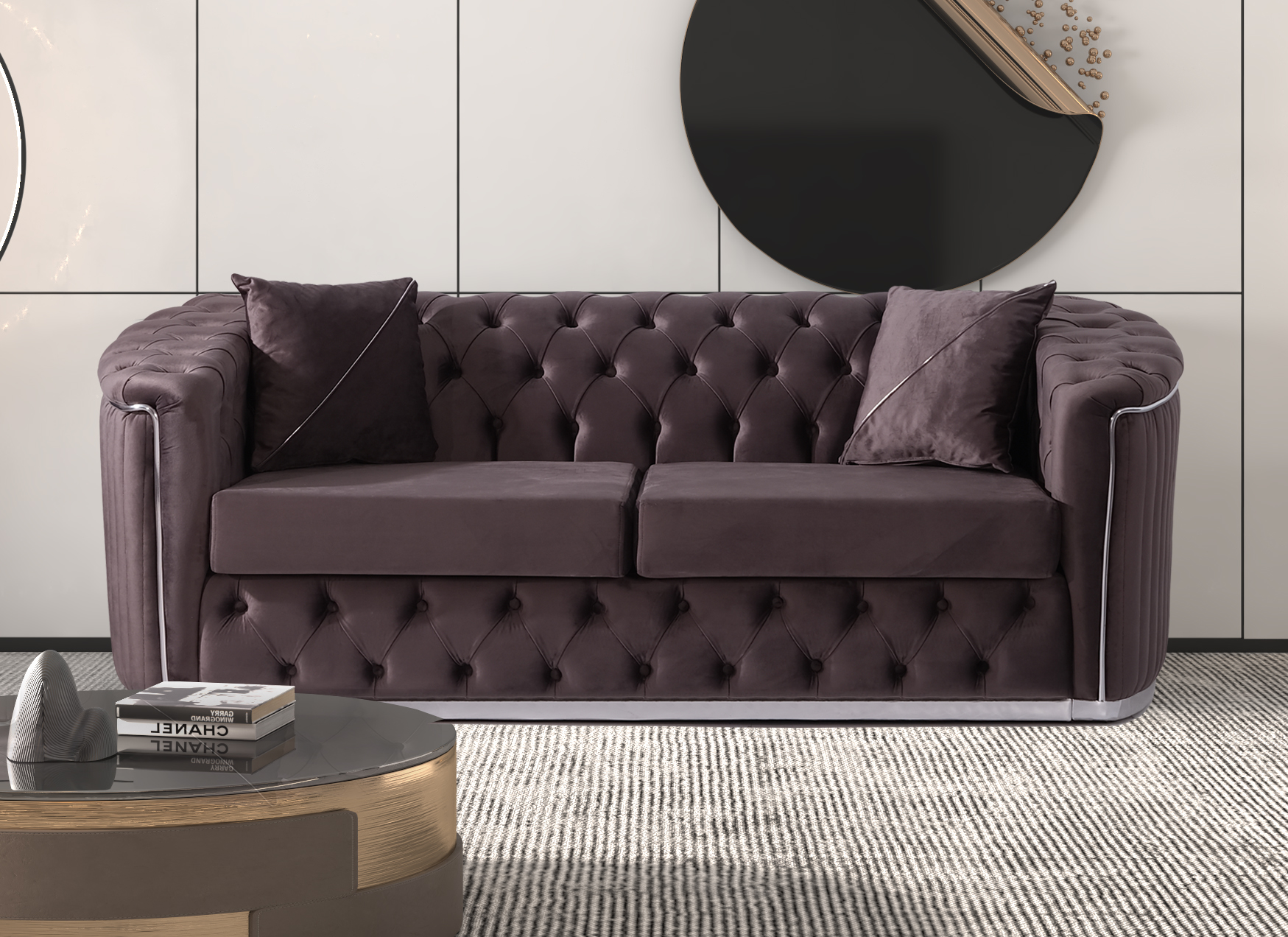 Sevilla Chesterfield with lines