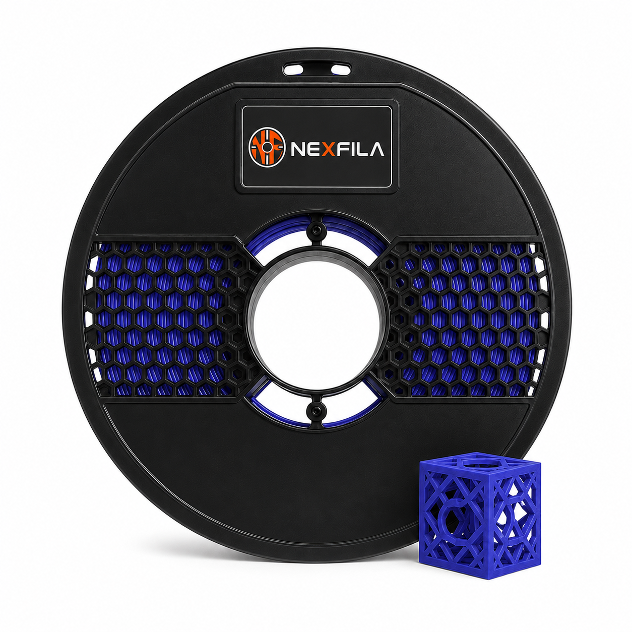 NEXFILA PLA+ DARK BLUE 3D Printer Filament | 1.75mm | 1Kg Gross | Compatible with All FDM 3D Printers