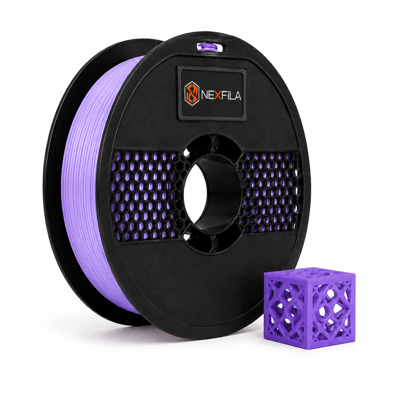 NEXFILA  PLA+ Lavender 3D Printer Filament | 1.75mm | 1Kg Gross | Compatible with All FDM 3D Printers