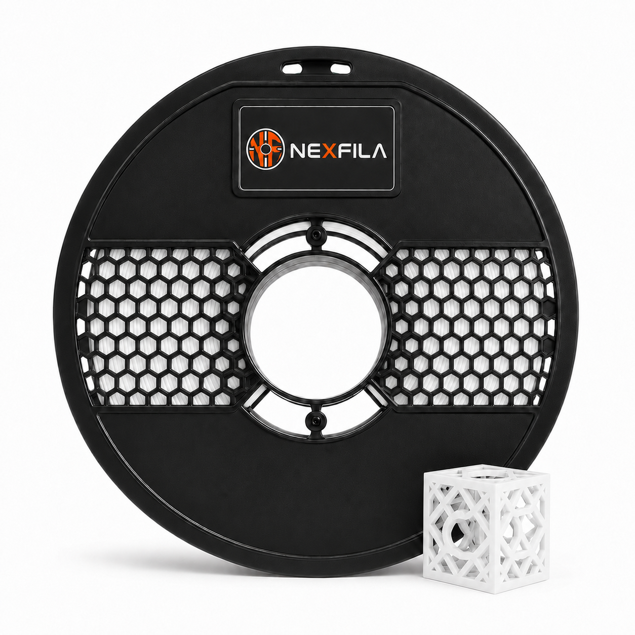 NEXFILA PLA+ White 3D Printer Filament | 1.75mm |1Kg Gross | Compatible with All FDM 3D Printers