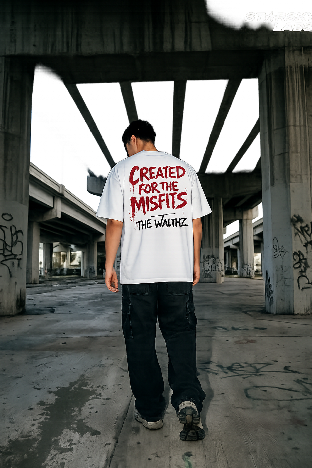 Camiseta 'Created for the Misfits'