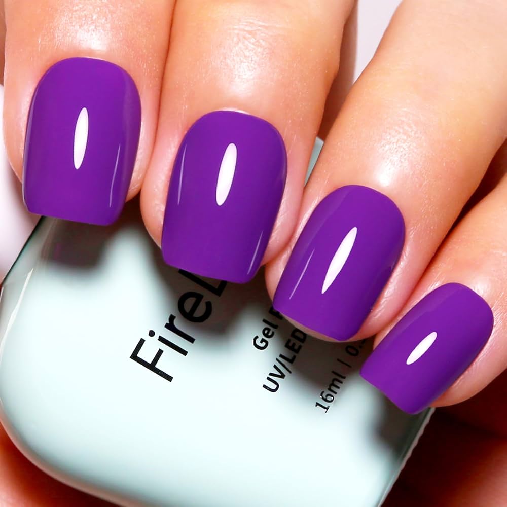 Purple Gel Manicure Booking