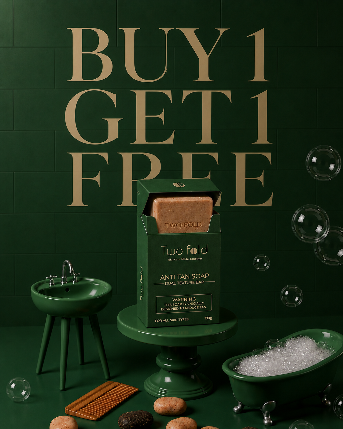 BUY 1 GET 1 TAN REMOVAL SOAP