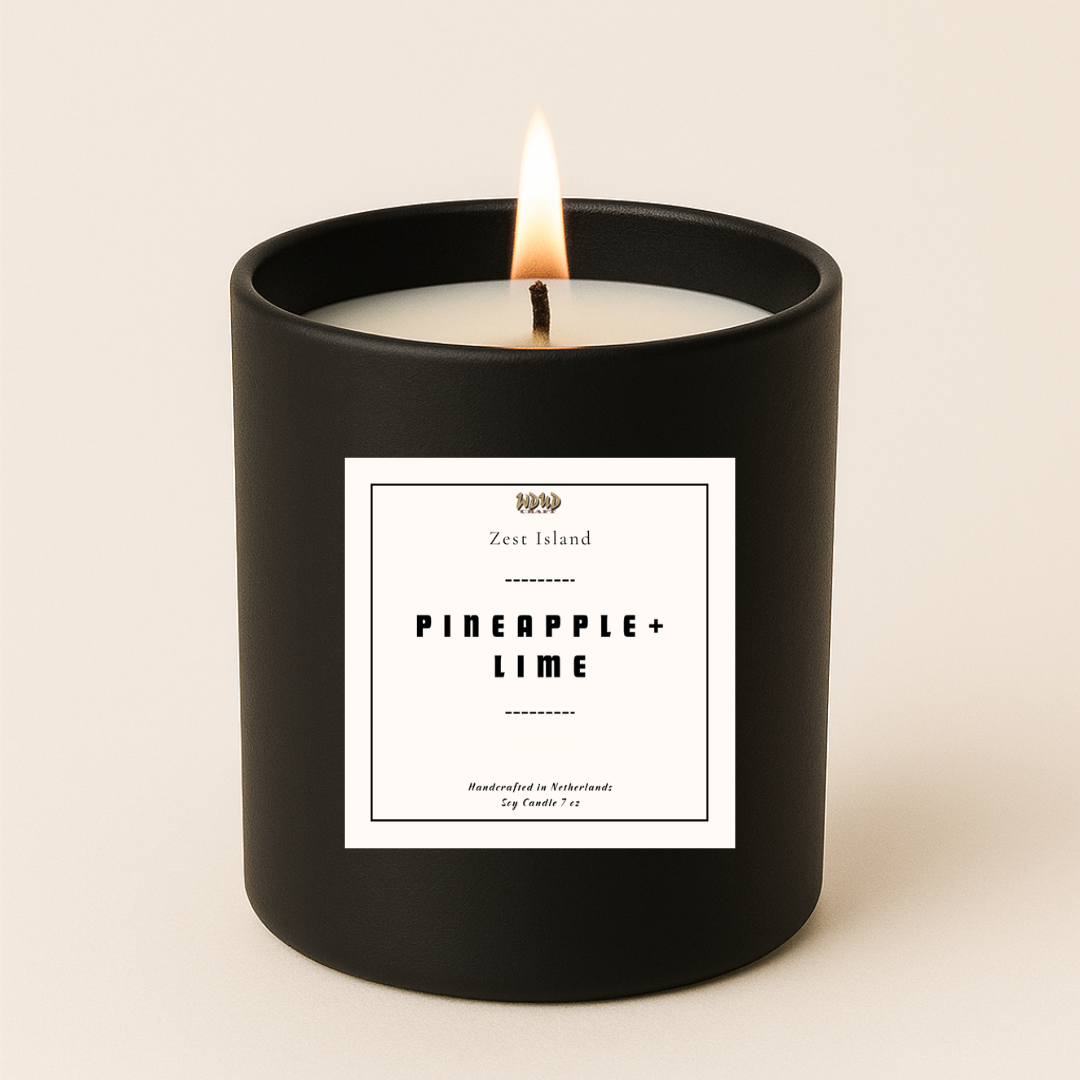 Pineapple + Lime Scented Candle