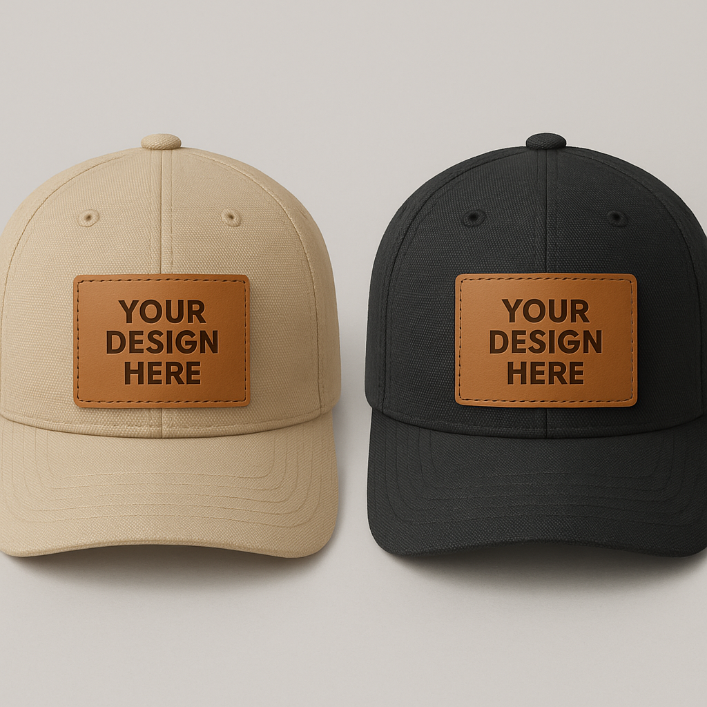 Custom Leather Patch Cap