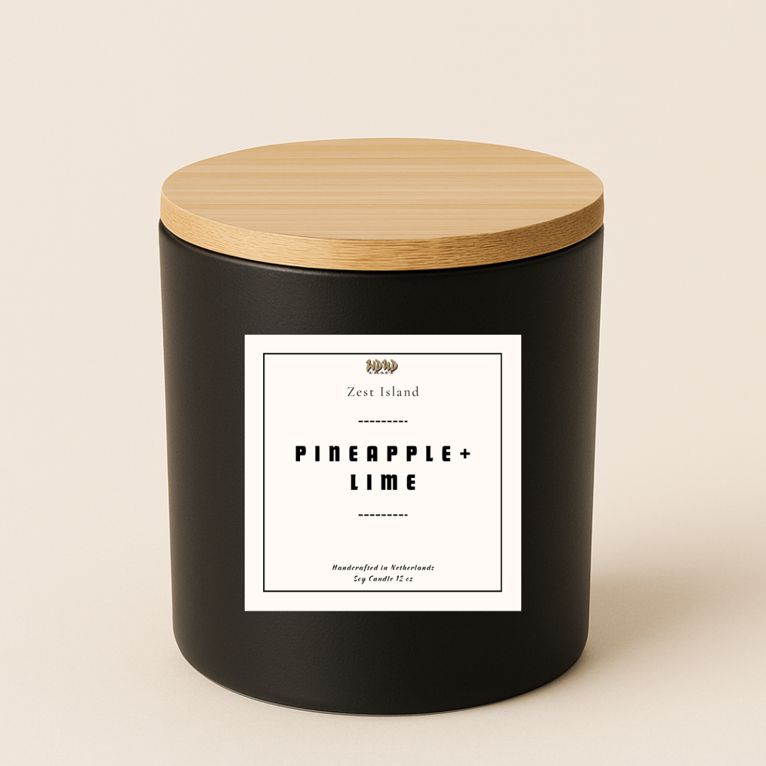 Pineapple + Lime Scented Candle