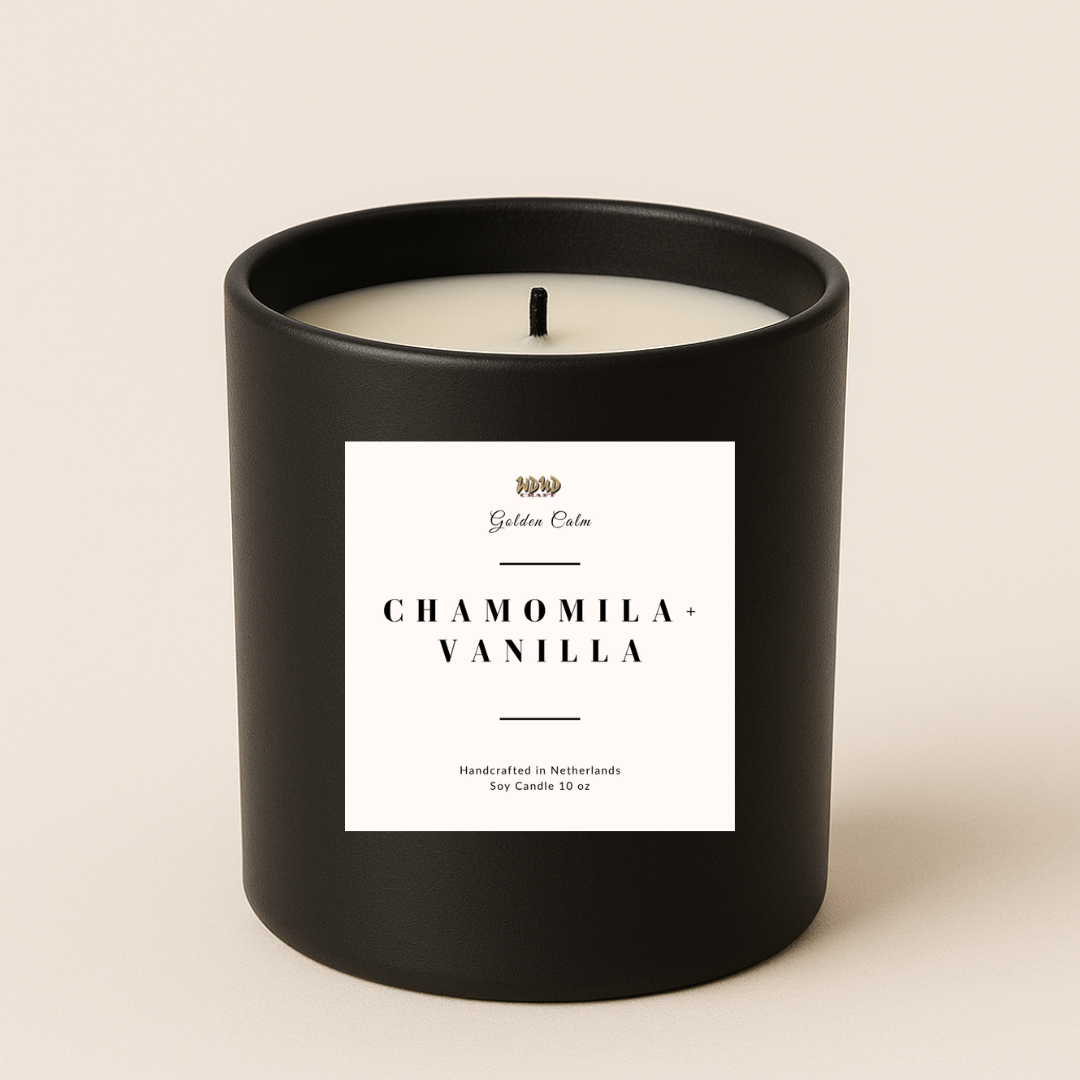 Chamomile & Vanilla Scented Candle