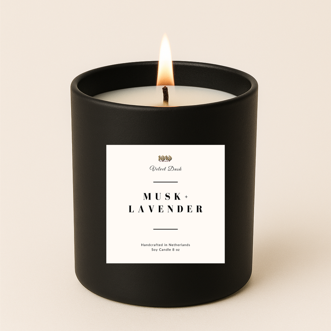 Musk + Lavender Soy Candle