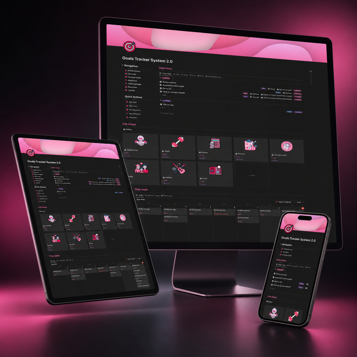 Goals Tracker System 2.0
