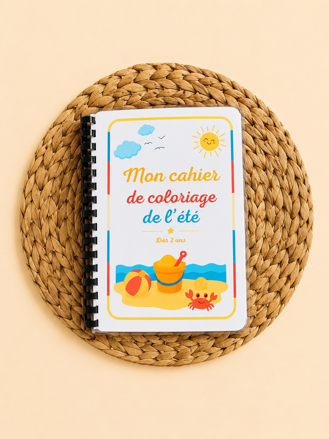 Mon cahier de coloriages de l'été