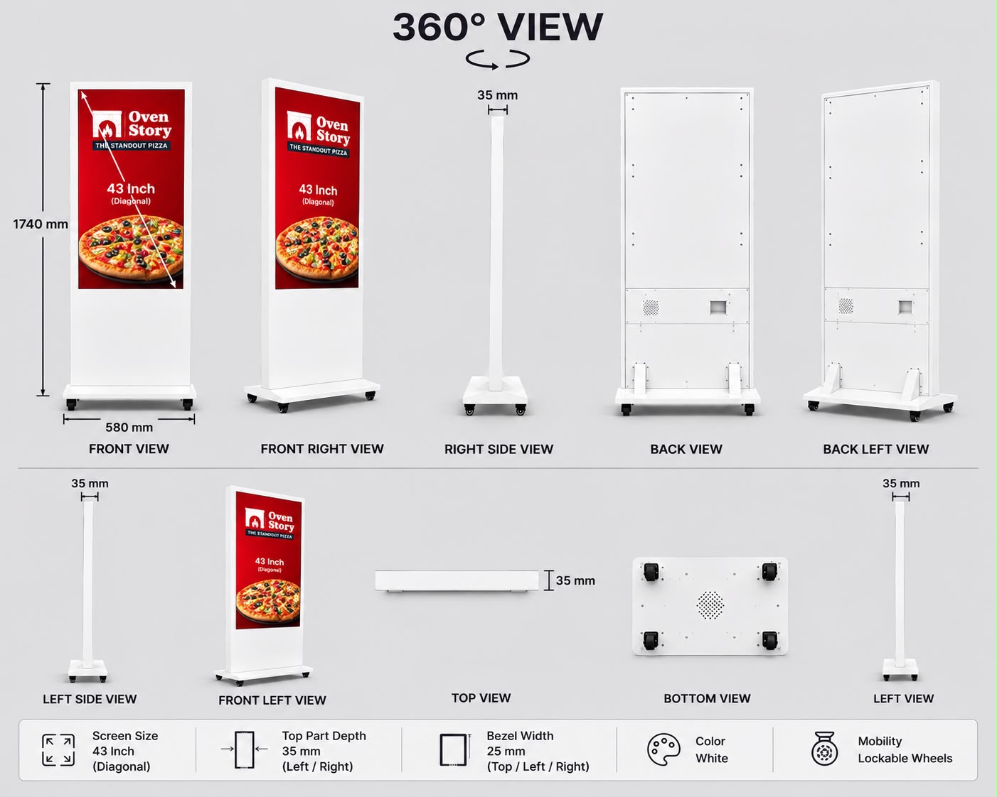 T-Frame Display Standee