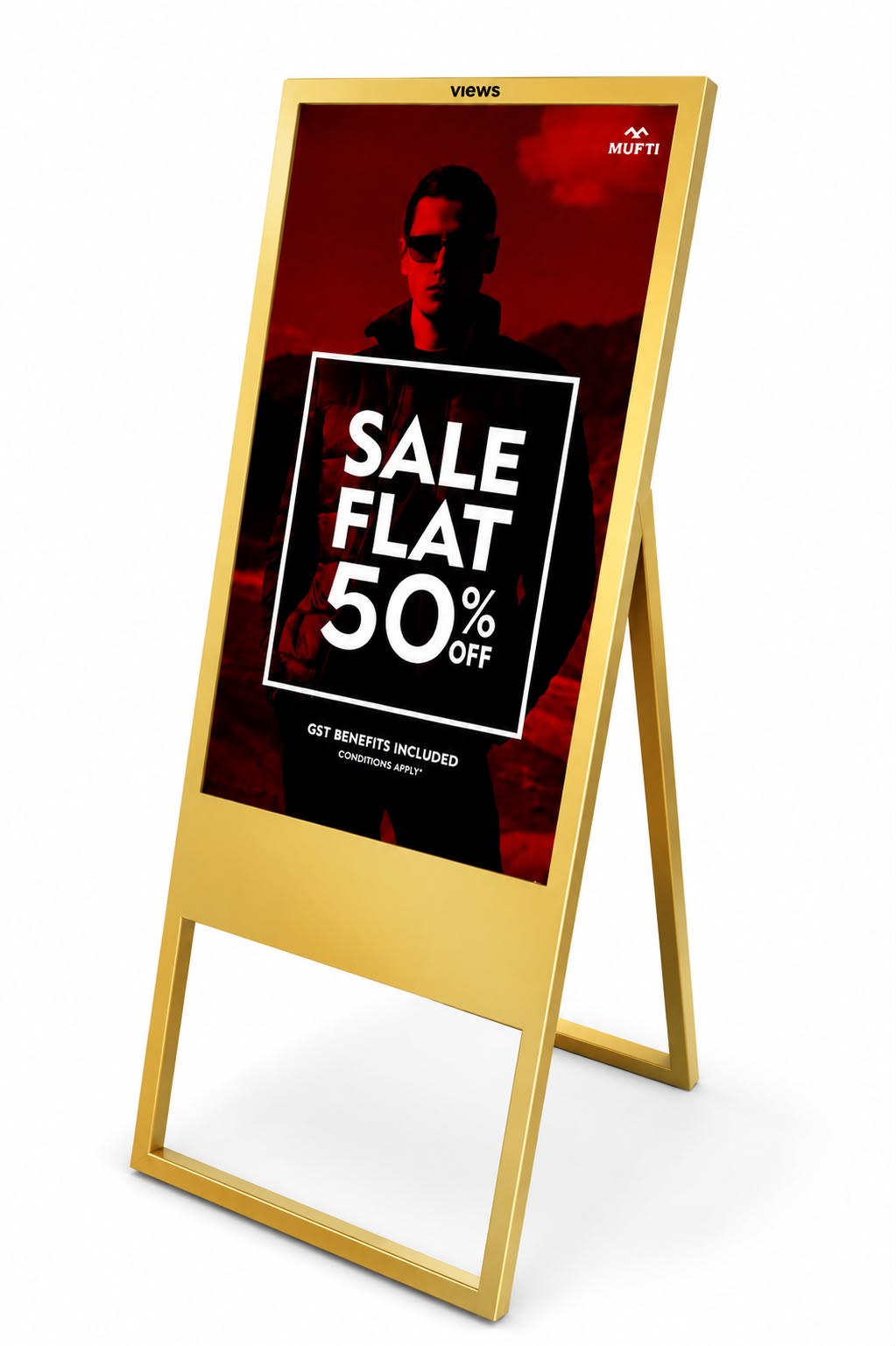 A-Frame Display Screen