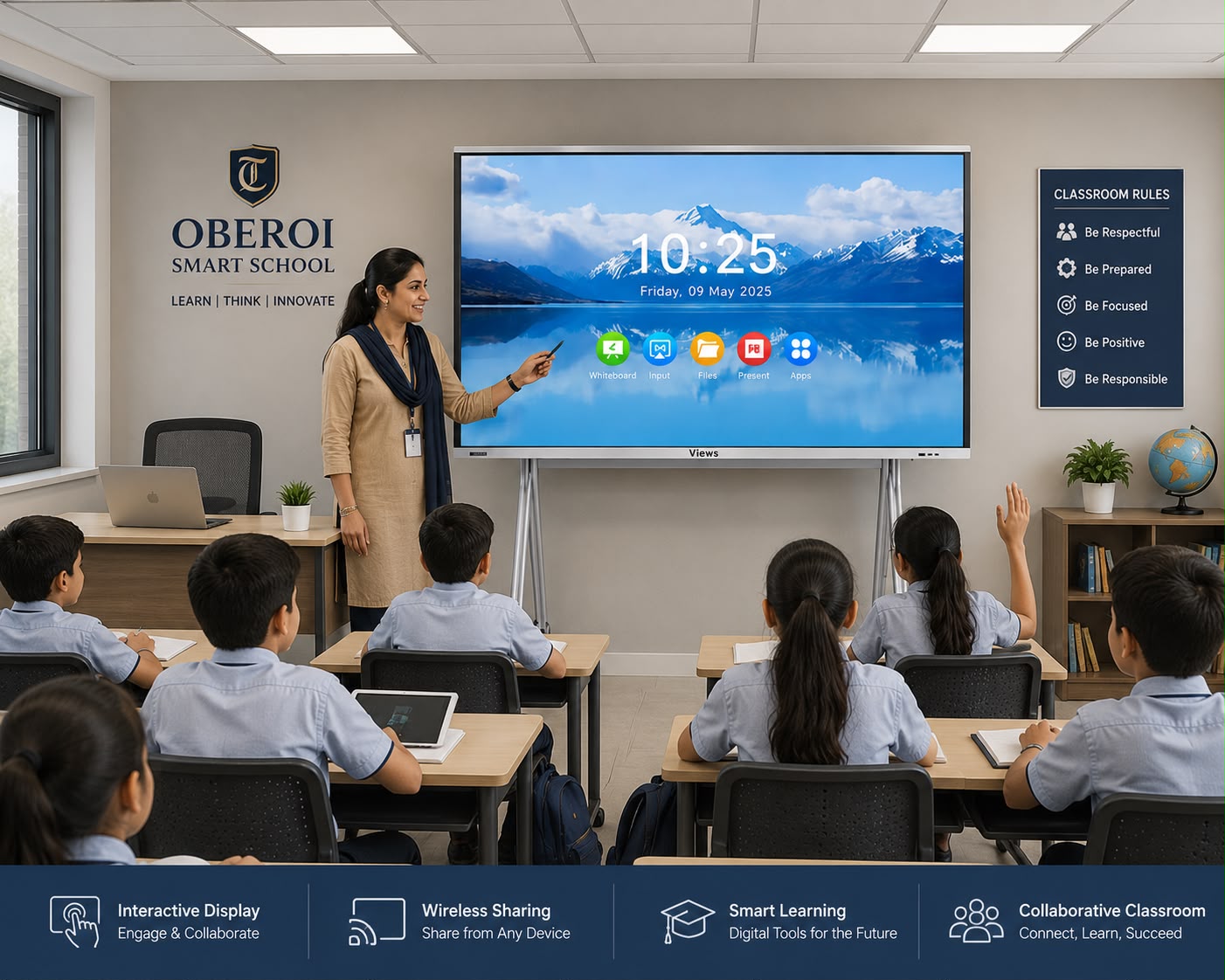 Touch Interactive Flat Panel Display 